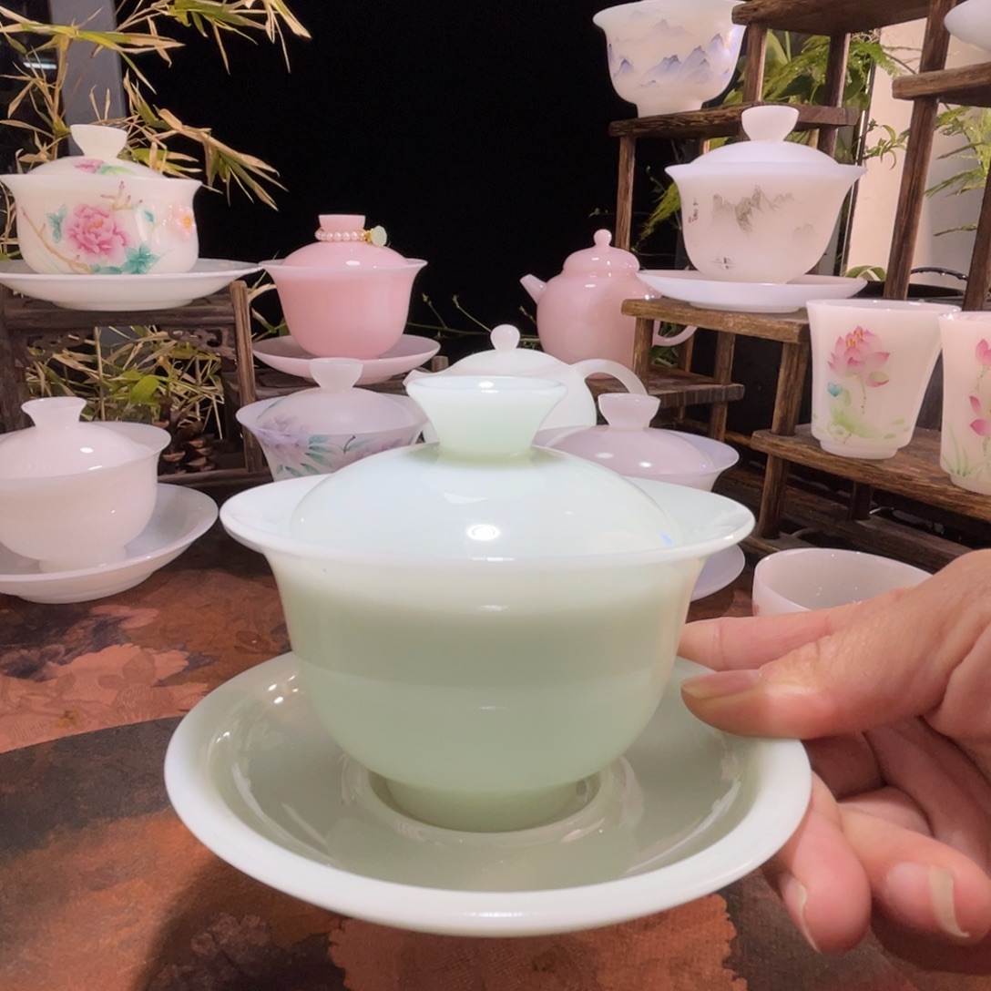 璞玉天青色三才元宝