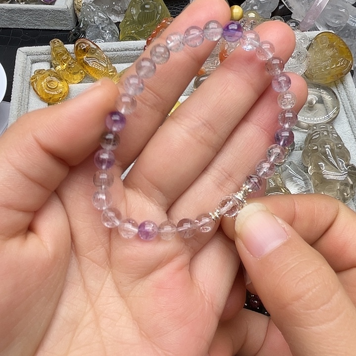 水晶手链未镶嵌定制