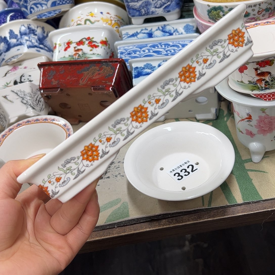 紫砂花盆502号瑕疵21/10/3.5cm福利