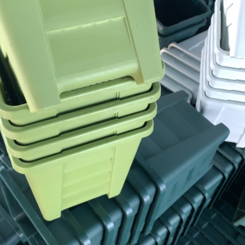 树脂16绿方带托6个