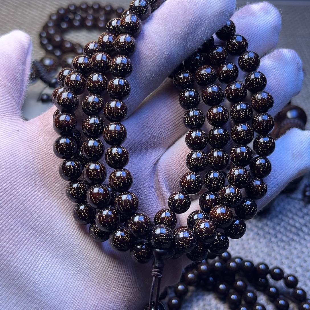 檀香紫檀（小叶紫檀）0.8 108颗爆星