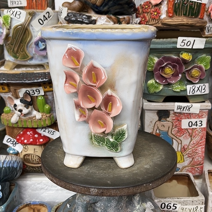 粗陶材质多肉花盆