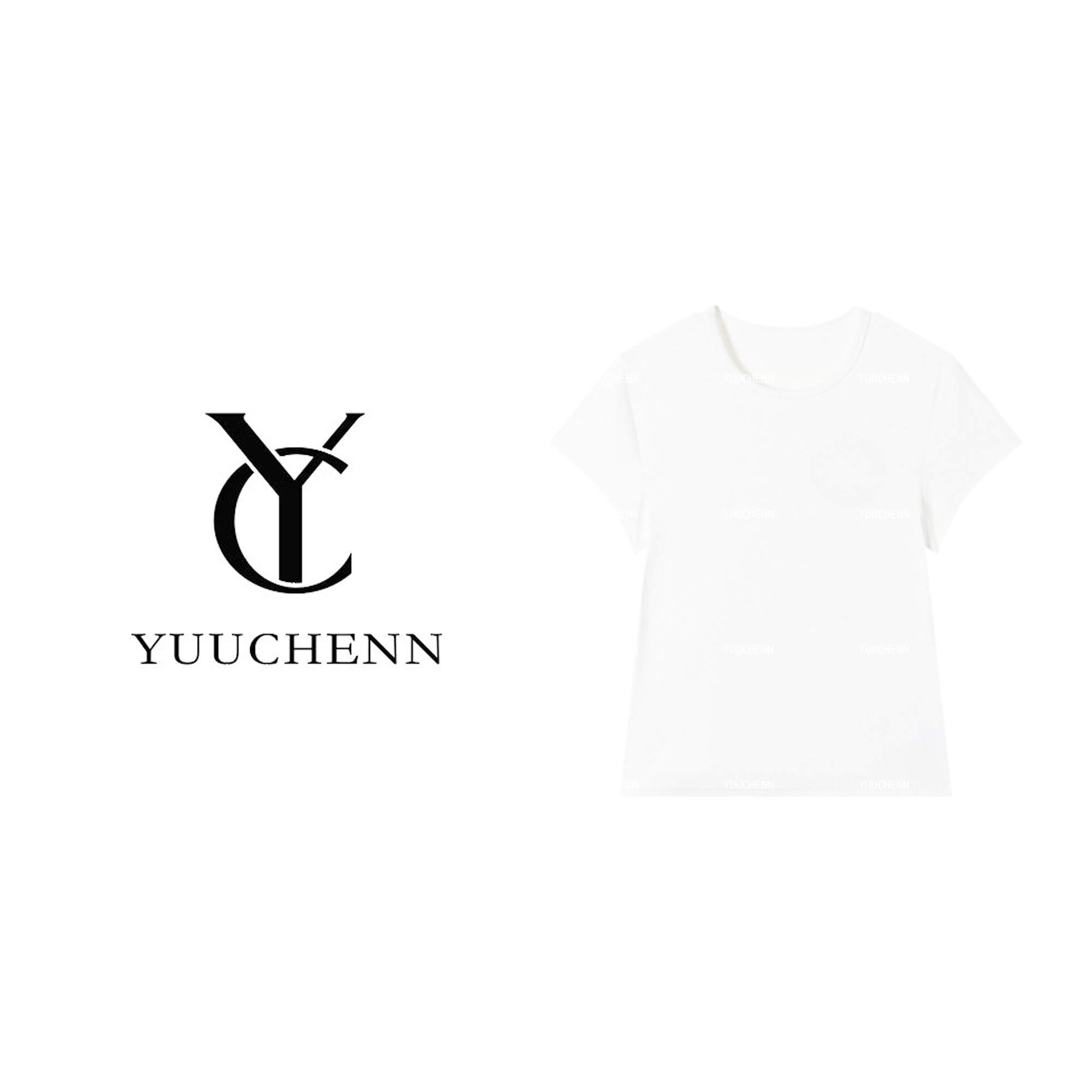  YUUCHENN 夏季简约设计感时尚百搭短袖T恤W60988