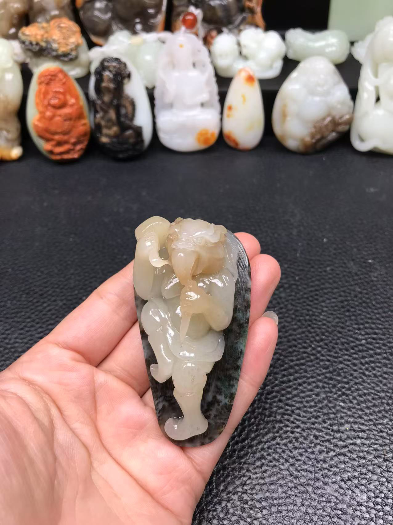 和田玉大鹏鸟，实物超棒