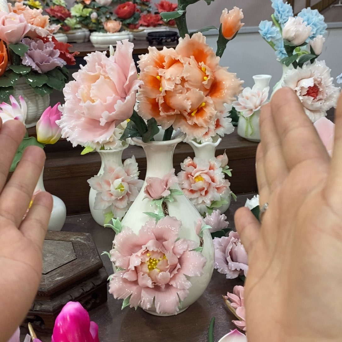 瓷片陶瓷工艺品摆件