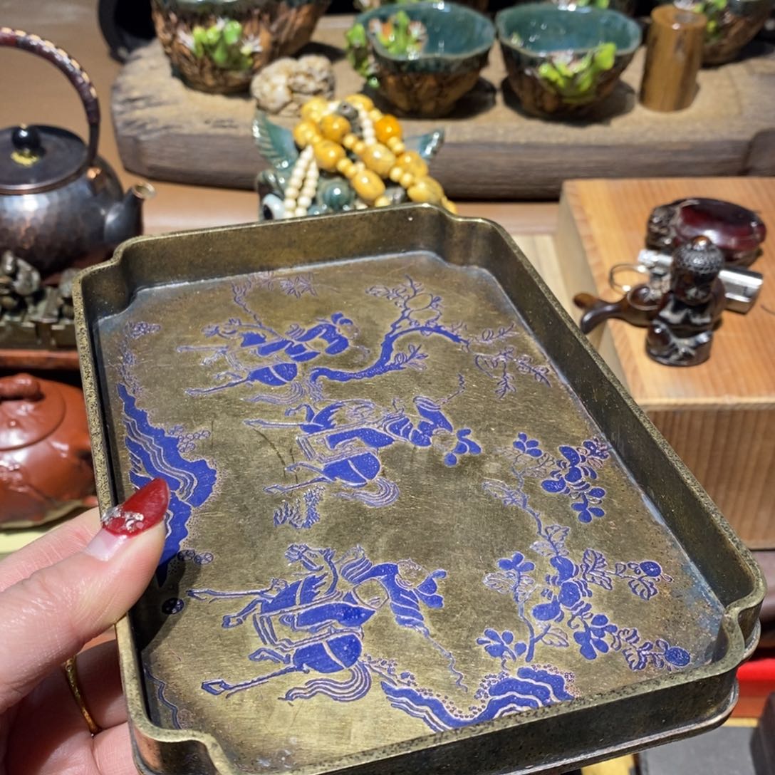 紫砂茶壶密胺手绘陶瓷 