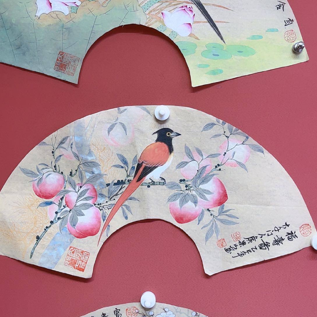 国画侯果山老师亲笔手绘作品朵 