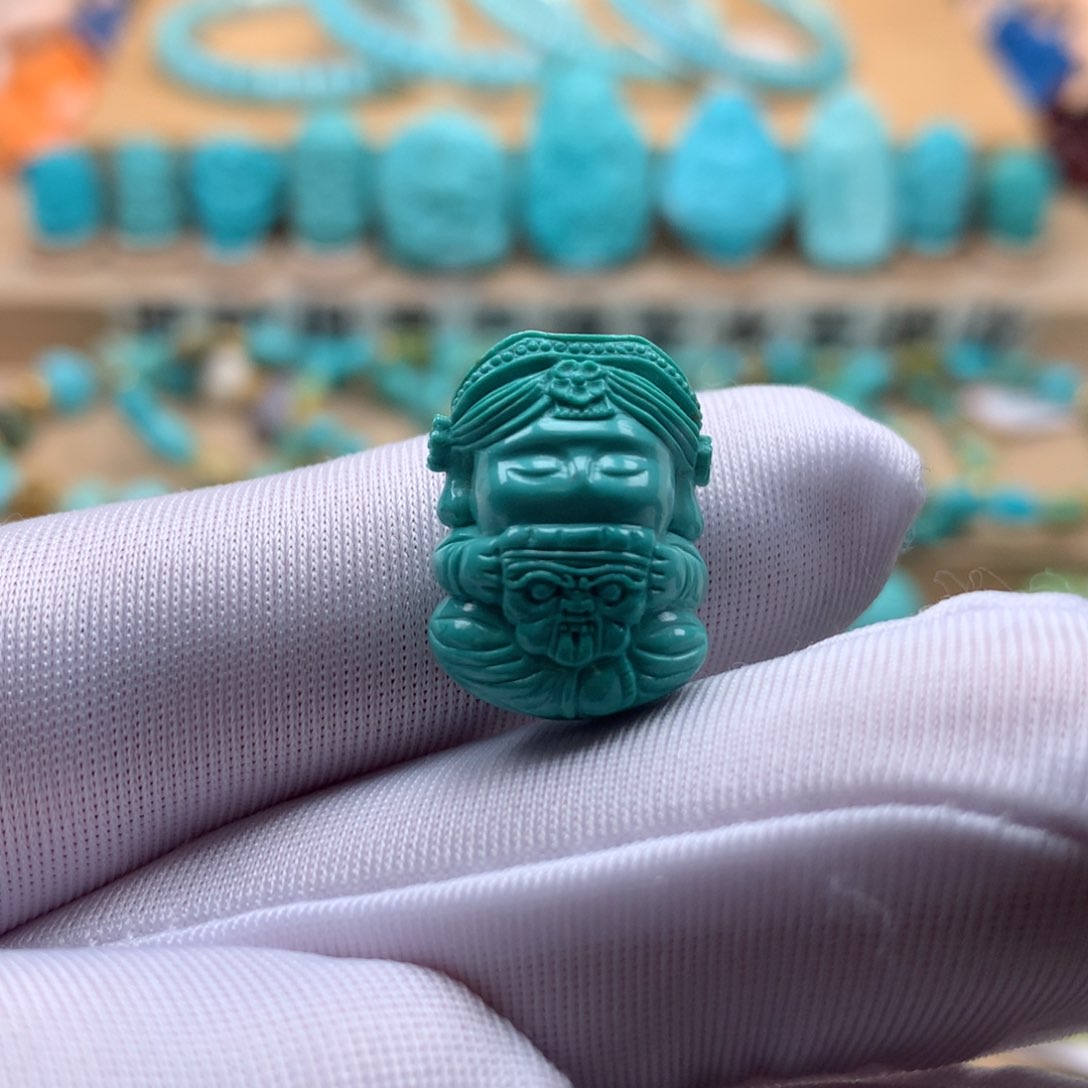 绿松石珠宝奇石未镶嵌