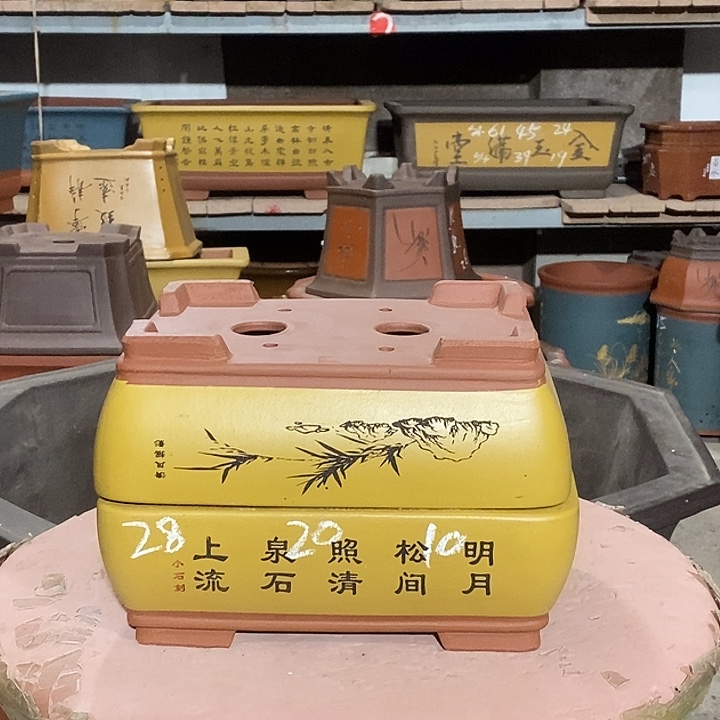 宜兴紫砂花盆包邮