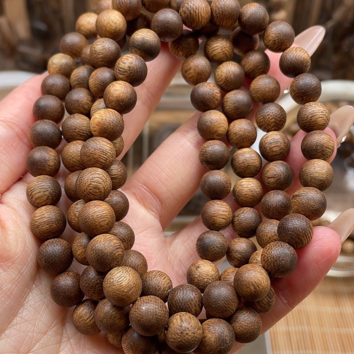 【闪购商品】沉香手串芽庄黄奇楠0.8/108
