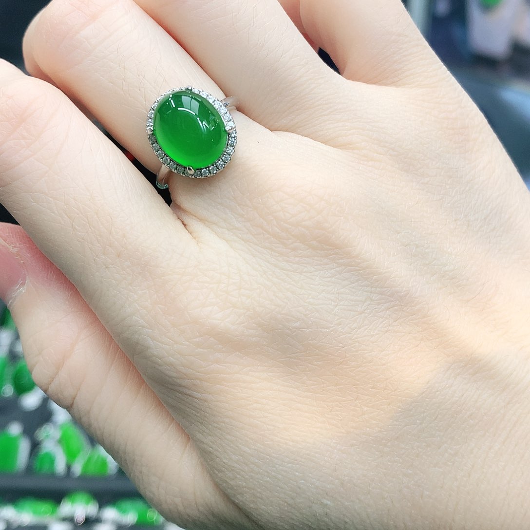 银S925镶嵌戒指玛瑙/玉髓