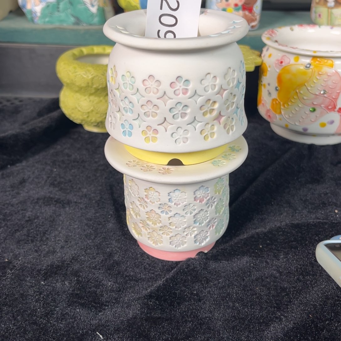 小***雾209多肉花盆2个40元