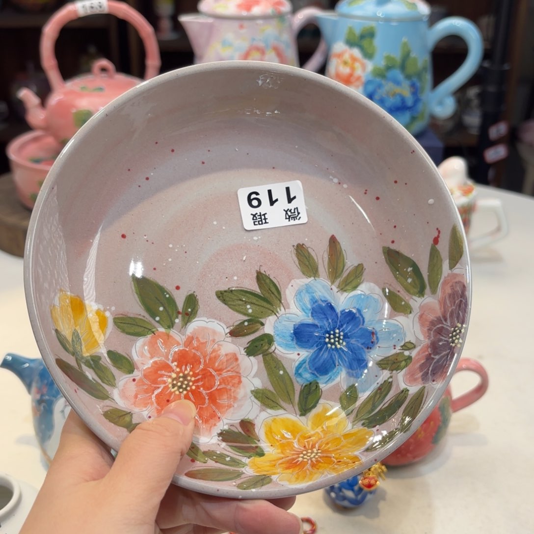 景德镇手绘高温釉下彩陶瓷茶具