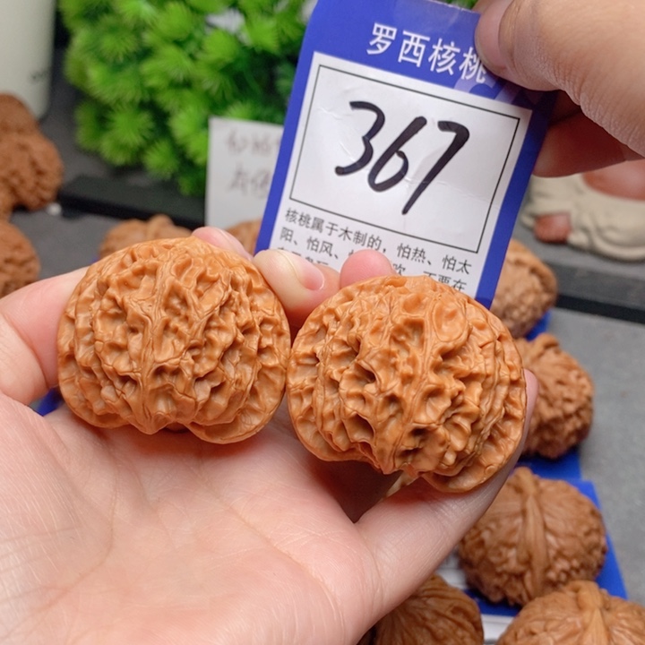 桃核把件42苹果园367号牌