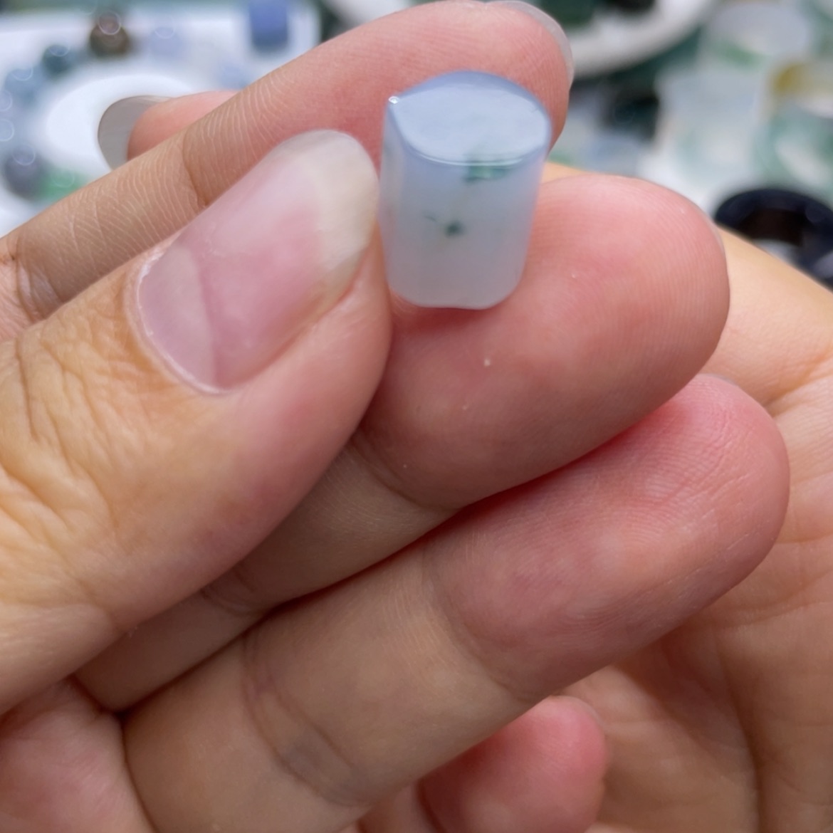 【闪购商品】定制翡翠未镶嵌天然翡翠8➕冰紫飘花