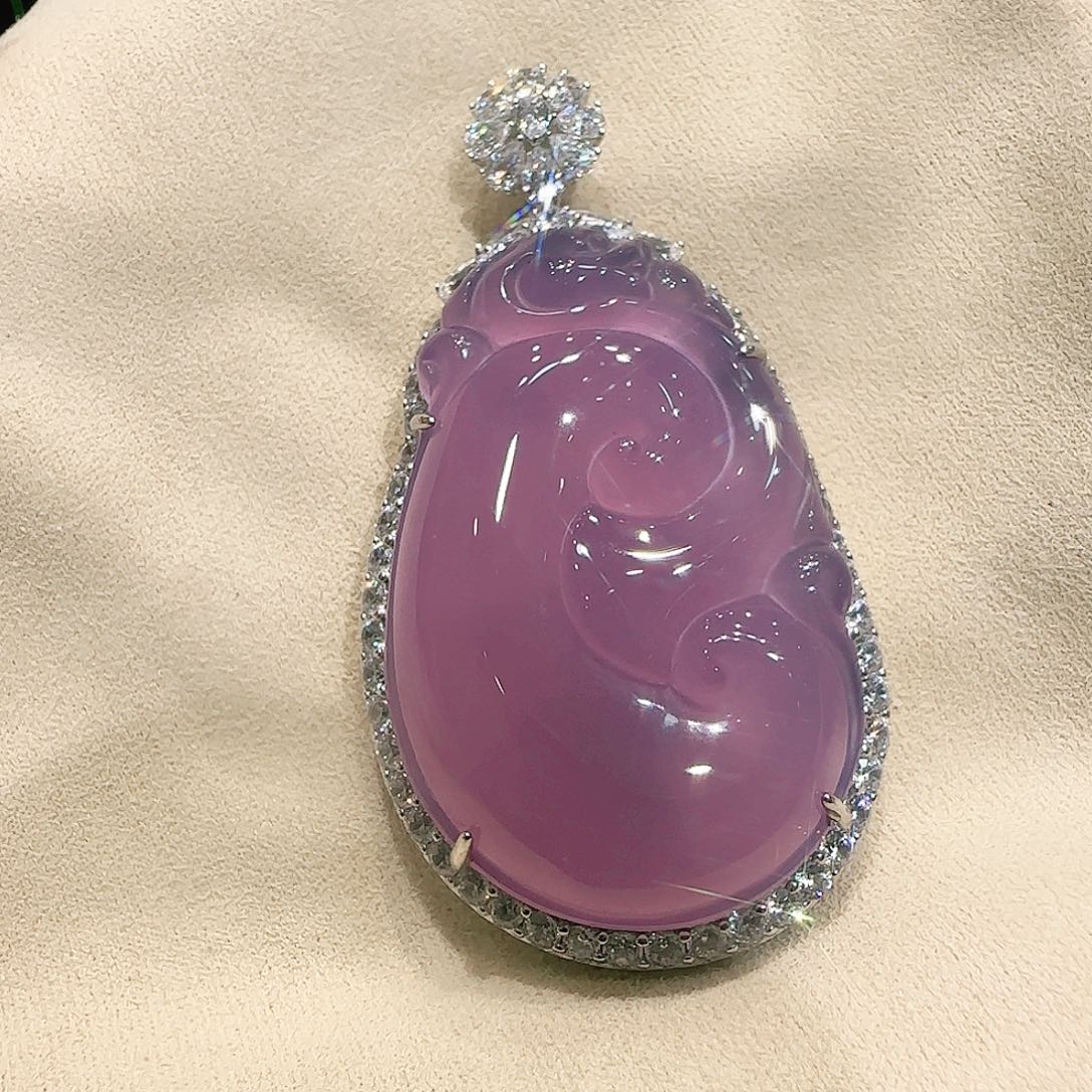 玛瑙/玉髓未镶嵌吊坠