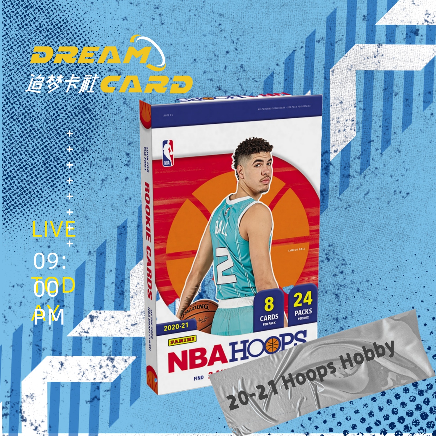 【代拆】20-21 Hoops Hobby 单包 帕尼尼 篮球 球星卡 盲盒