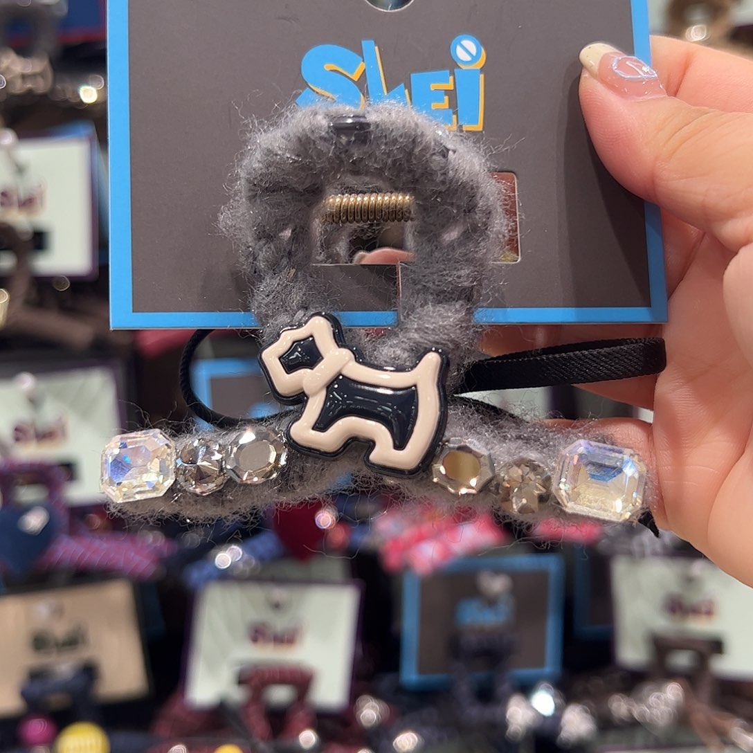 非金属无毛线灰色小狗半抓