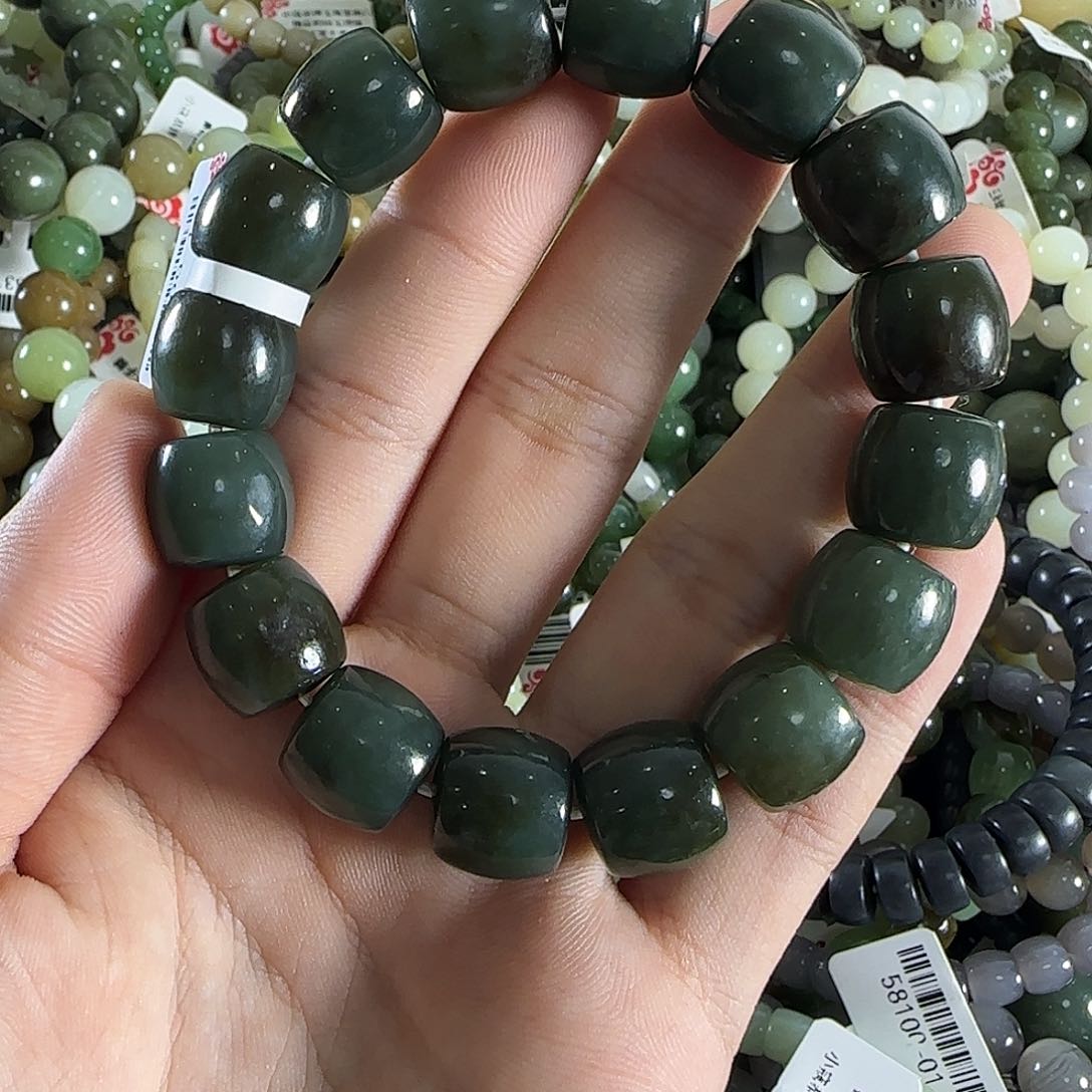 和田玉手链未镶嵌131