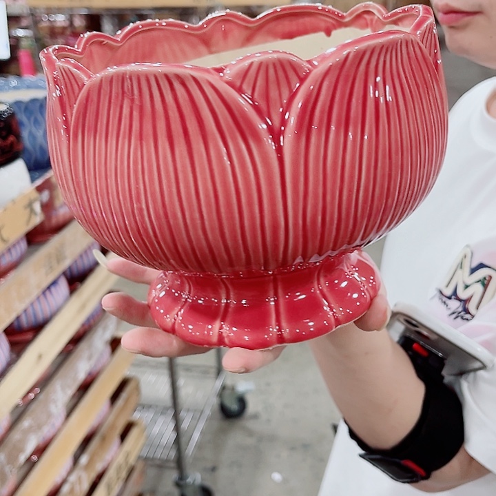 有孔，凑10元包邮陶瓷花盆发货！