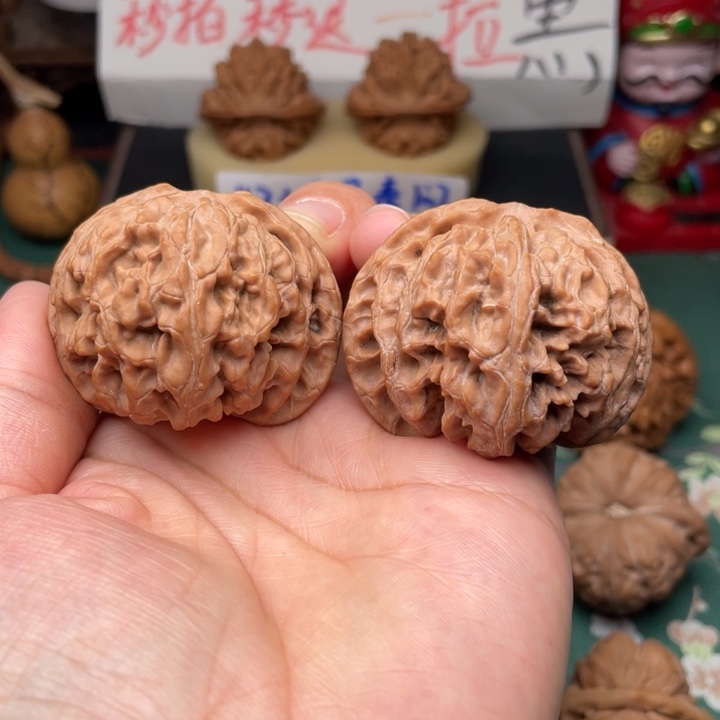 【闪购商品】把件文玩核桃46全品苹果园