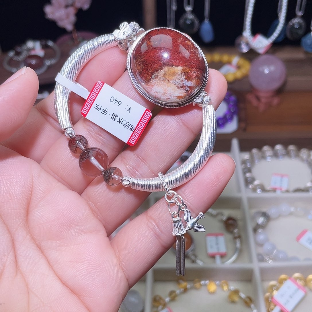 水晶手链银S925镶嵌没*好635
