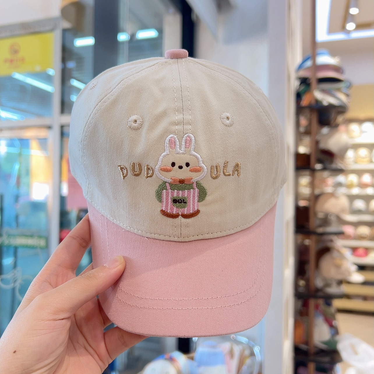 嘟嘟啦3236卡通风钟形圆顶宽檐大檐韩版帽子帽时尚遮阳帽