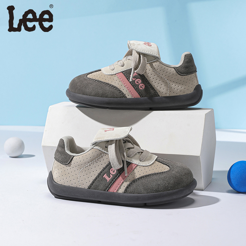 Leekids儿童板鞋秋季男女童软底防滑百搭舒适潮流休闲鞋