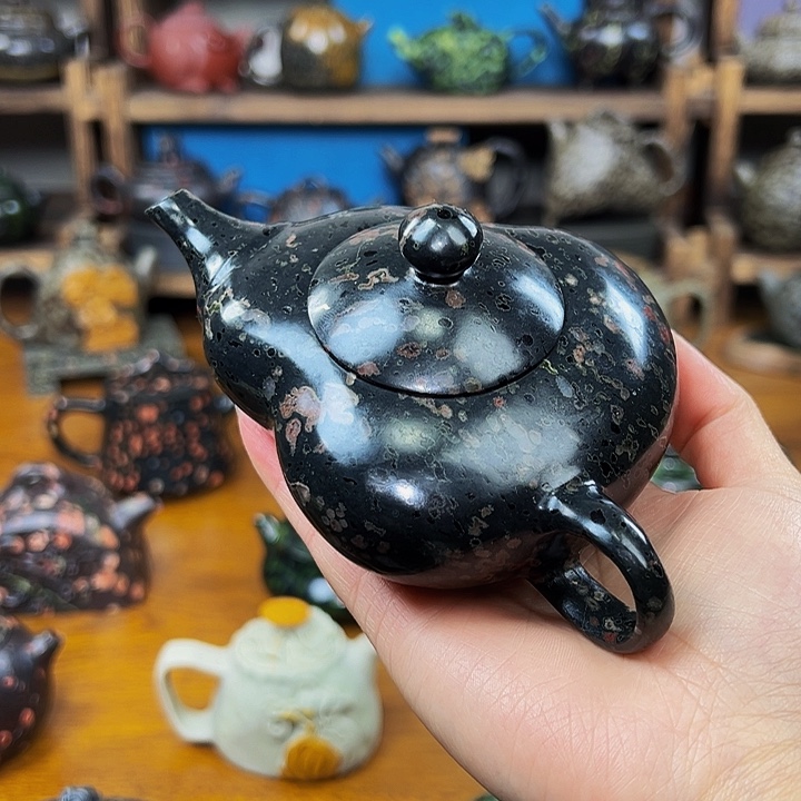 茶空间天然石料梅花玉常****琼