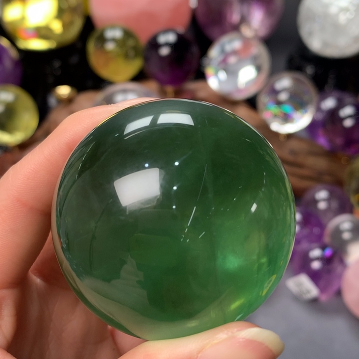 萤石莹石未镶嵌平****艺莹石