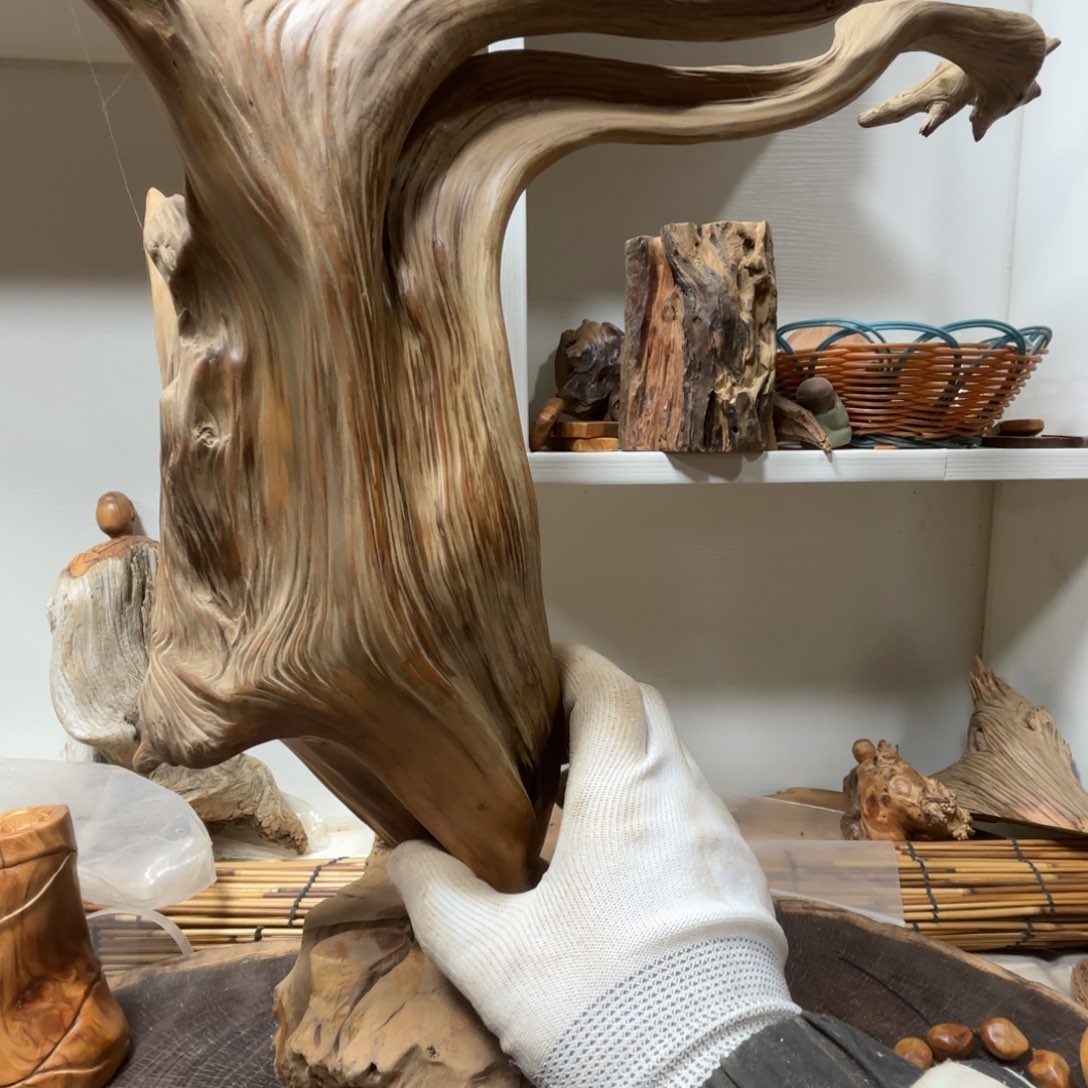 柏木（崖柏）悠**乐北太行随行手把件