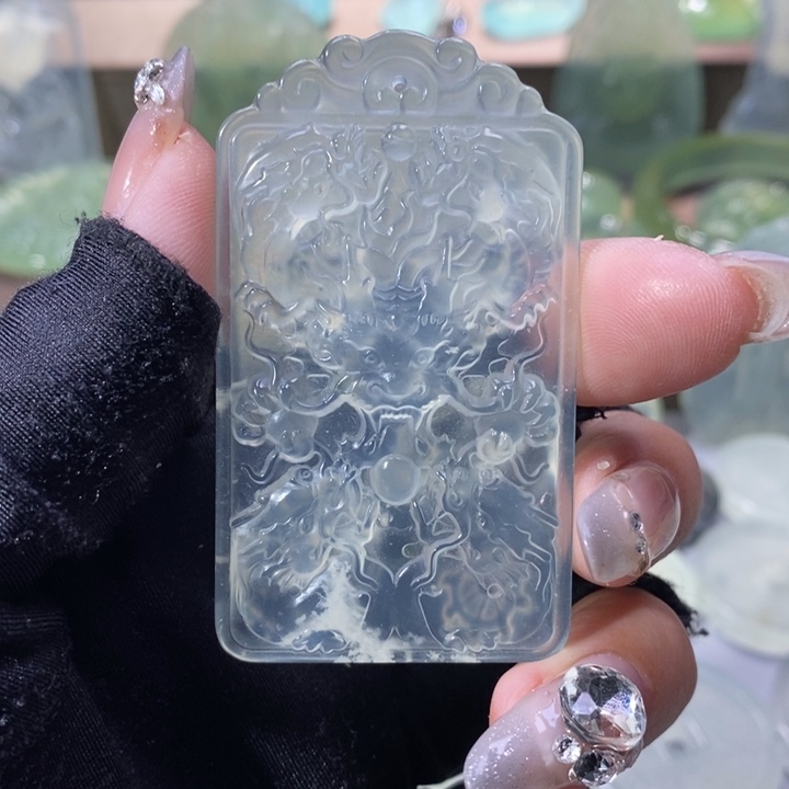岫玉吊坠未镶嵌吊坠