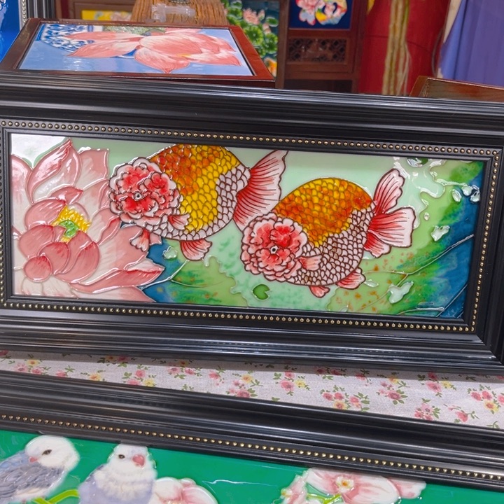 加大款瓷板画艺术作品