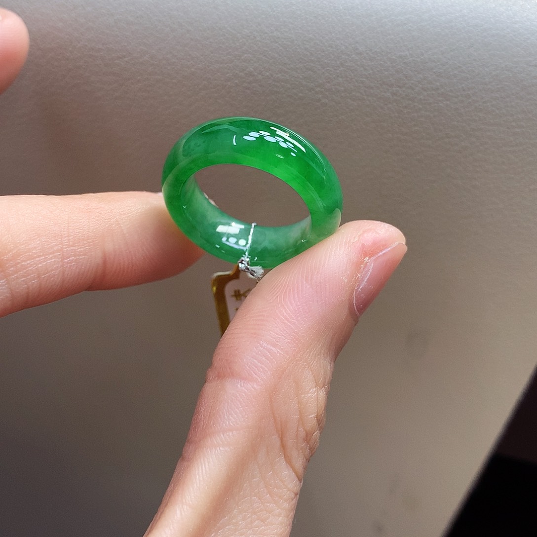 翡翠戒指未镶嵌11号
