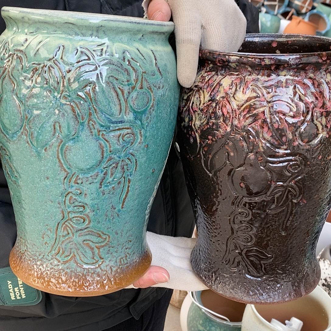 紫砂花盆正品口16高26