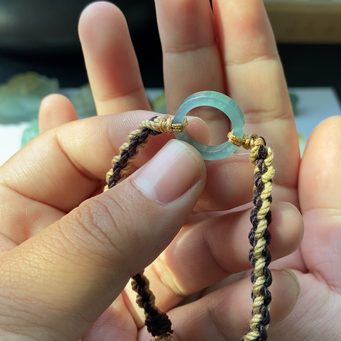 翡翠手链未镶嵌危料手绳