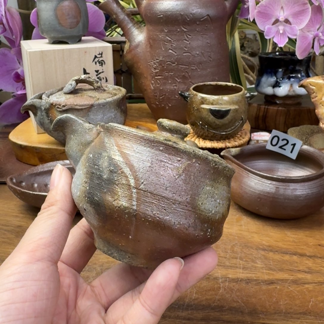 土器女士备前烧宝瓶福利一口价