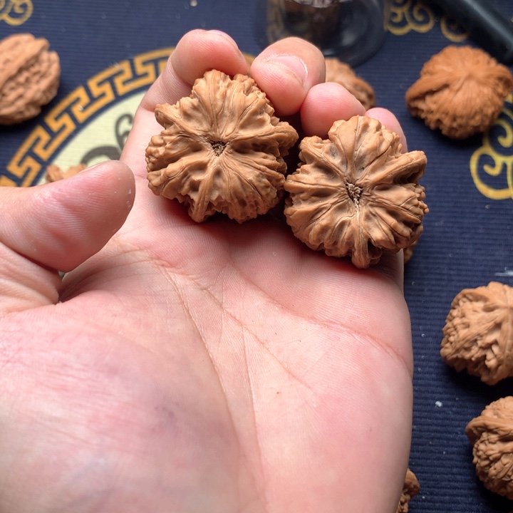 文玩核桃吊坠与**伴文山