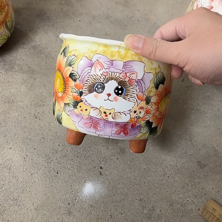 景德镇手绘花盆性价比超高