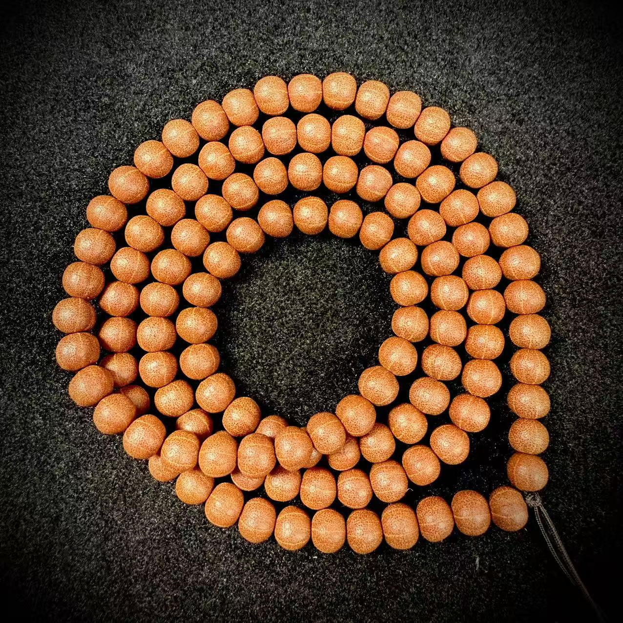 四九城收藏铁五线菩提7+108男女款单圈脖挂