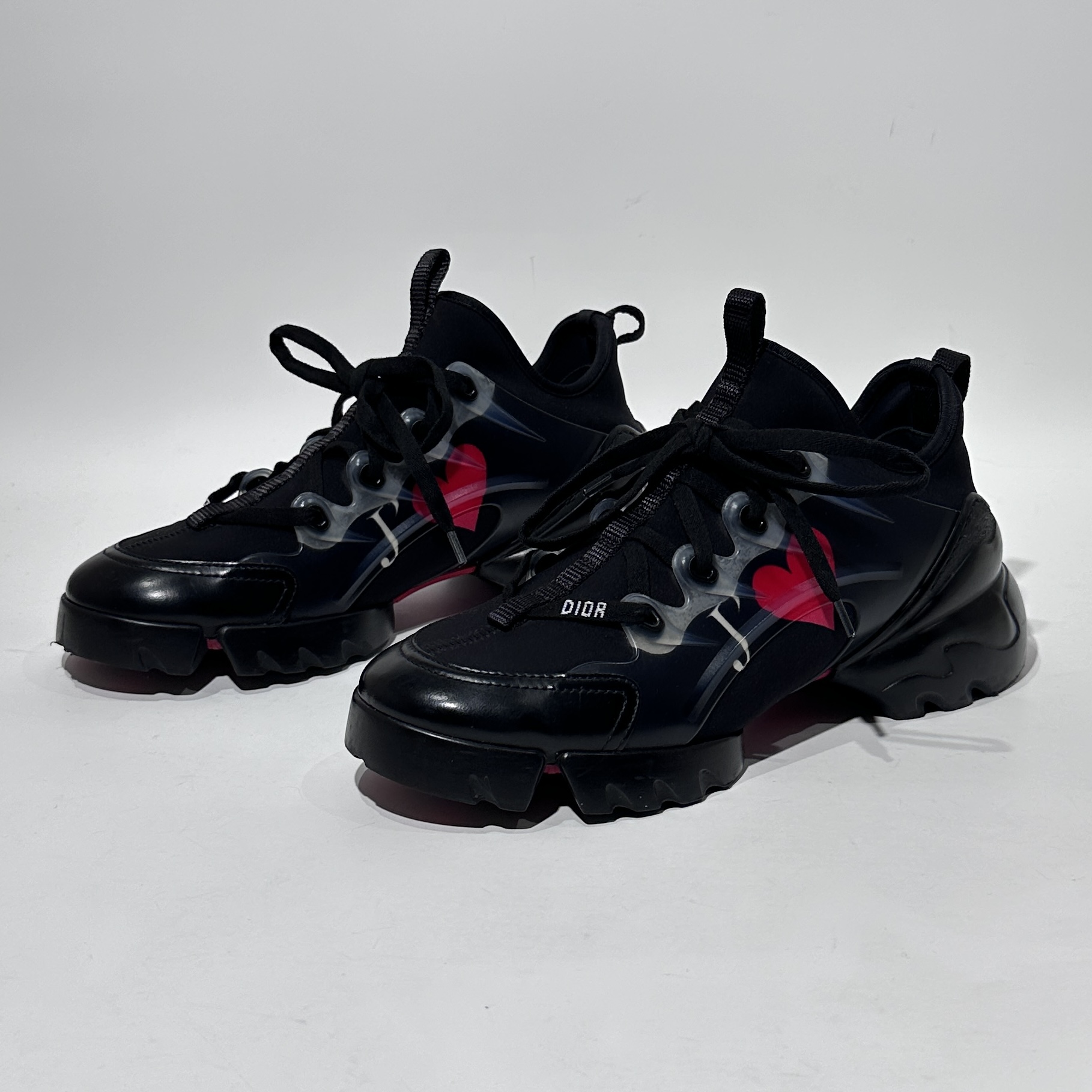 95新 DIOR/迪奥 37.5码 黑色情人节限定款老爹鞋/ML01860