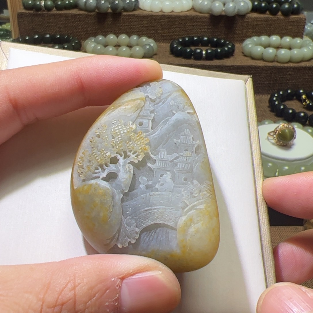 用***8和田玉未镶嵌手串