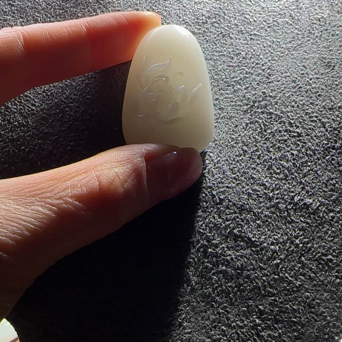 和田玉（白玉）吊坠(不含链)未镶嵌