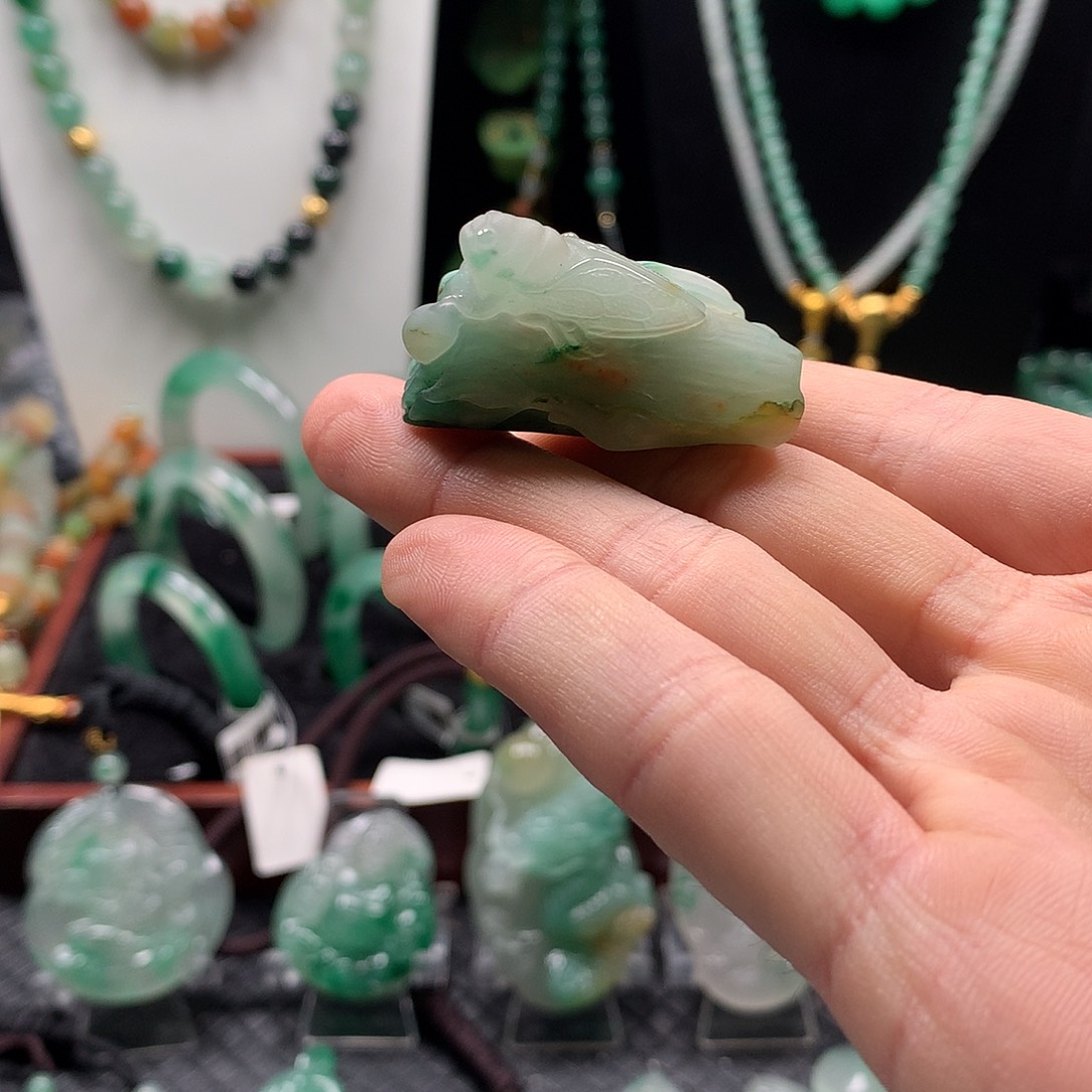 石英质玉未镶嵌吊坠