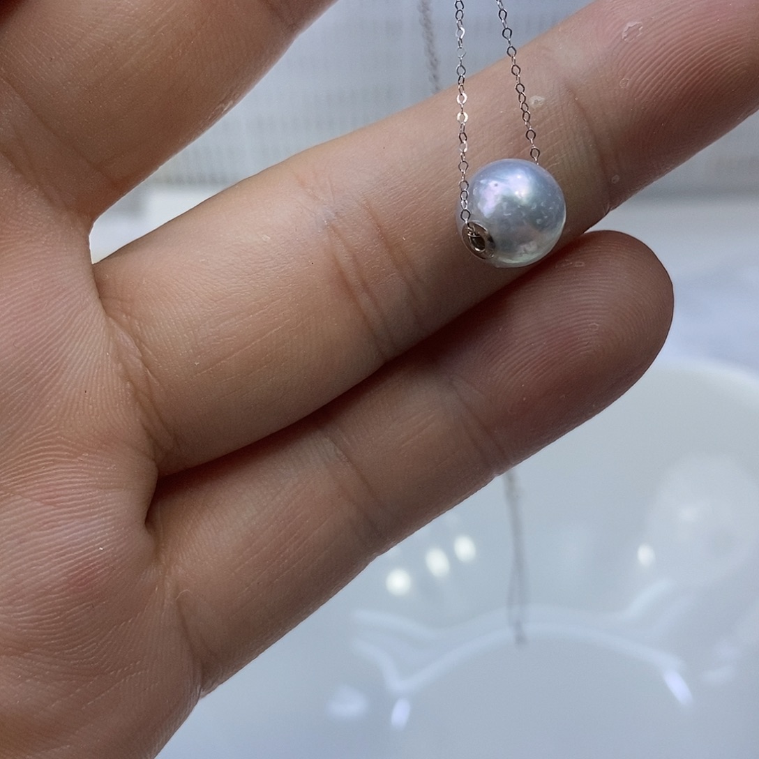 海水珍珠颈饰18K金镶嵌