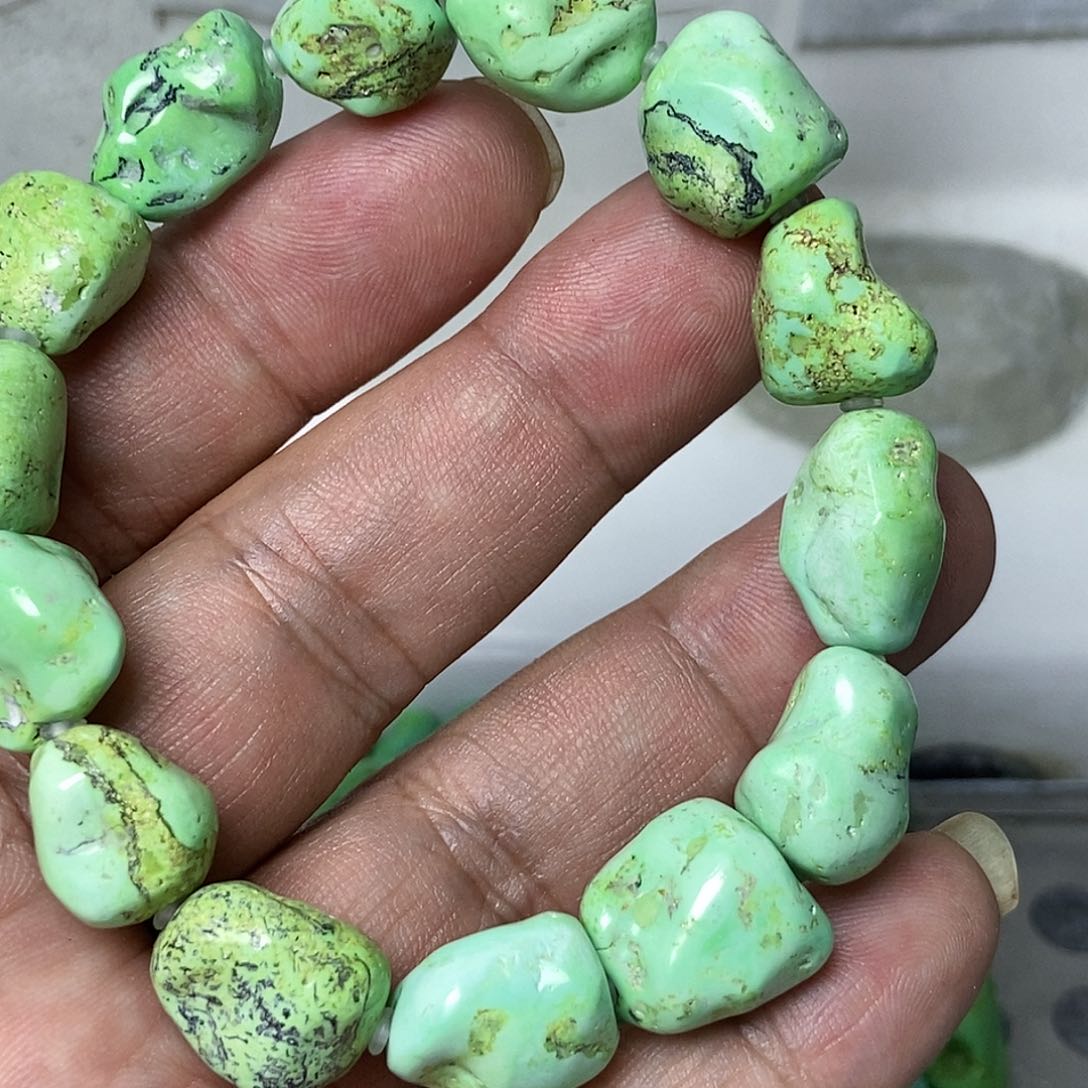 绿松石珠宝奇石未镶嵌