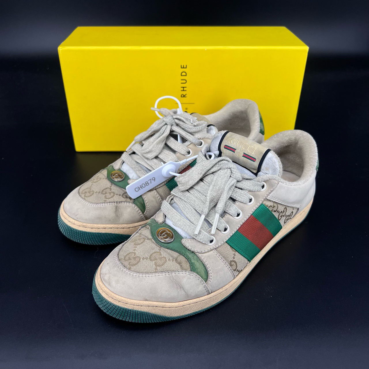 90新 GUCCI/古驰 码数40.5gucci 脏脏鞋  配盒