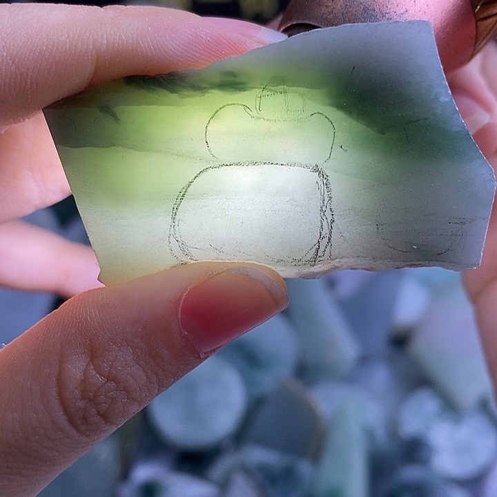 翡翠裸石纯天然翡翠