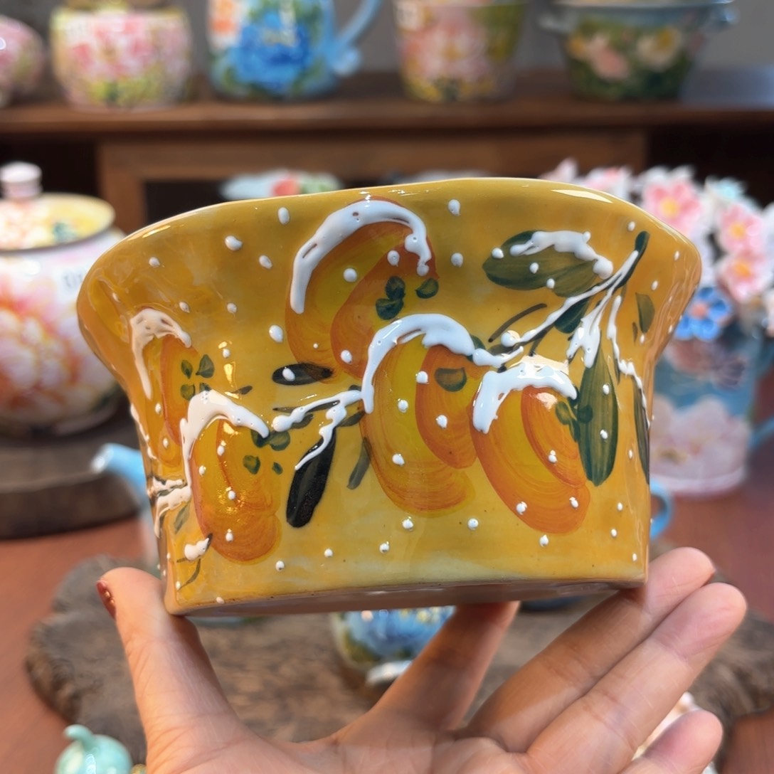 景德镇手绘高温釉下彩陶瓷茶具