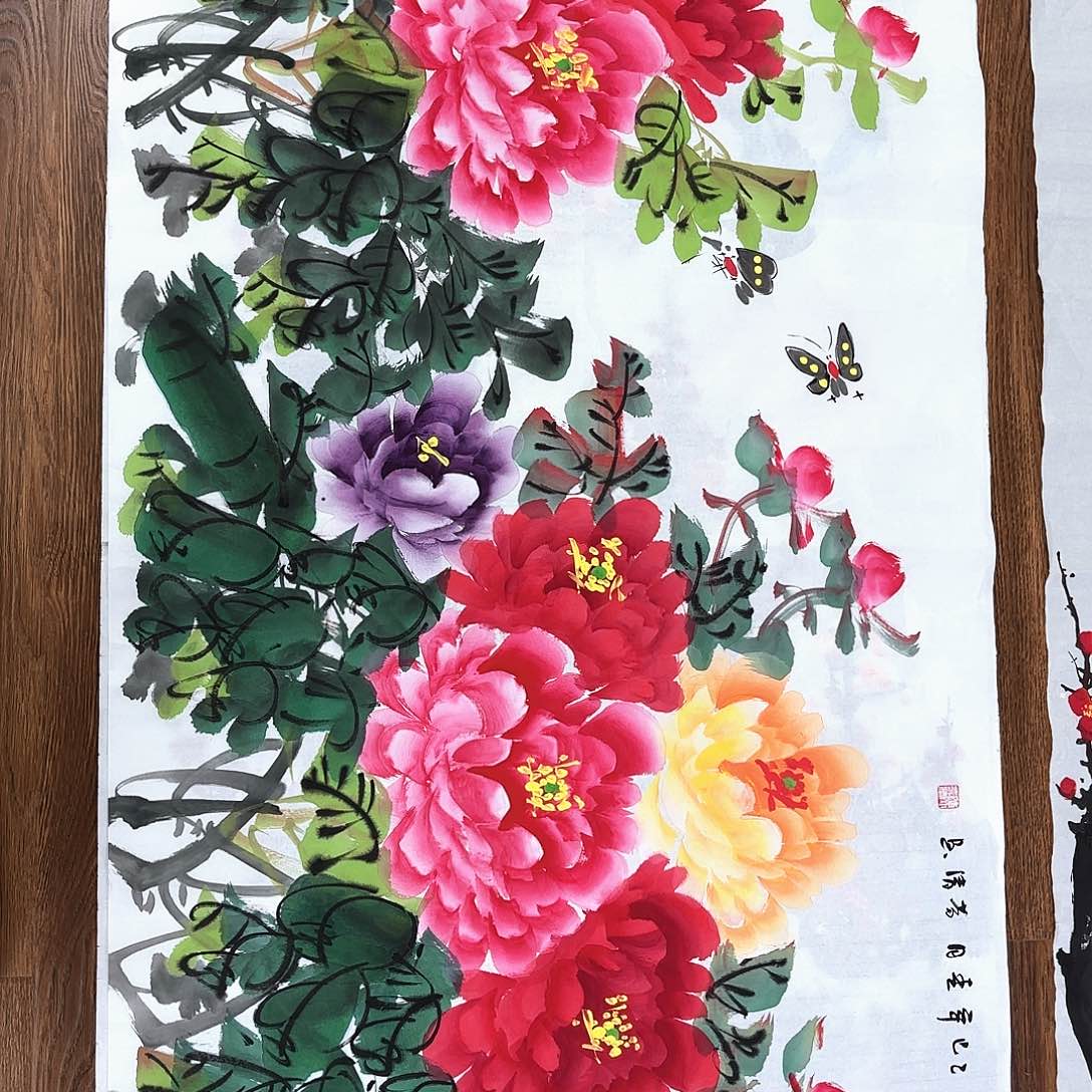 国画国画作品展。国画作品